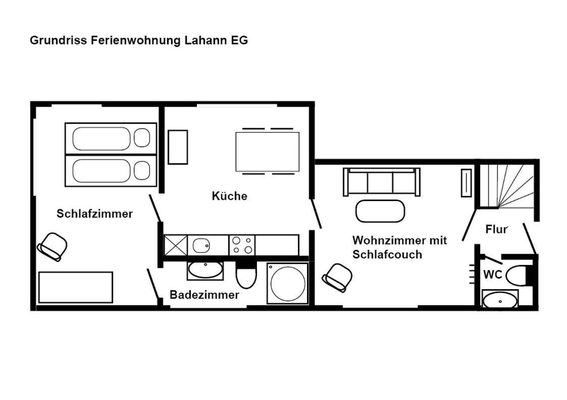 Ferienwohnung Lahann Saalfeld Saale Bagian luar foto